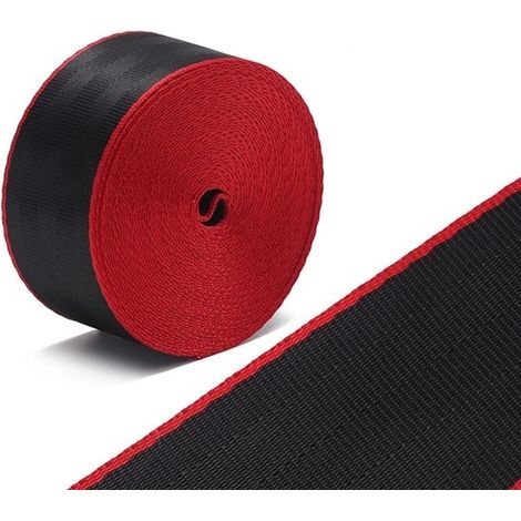 Cintura di sicurezza in poliestere/nylon nei colori nero/rosso/giallo (1/5)