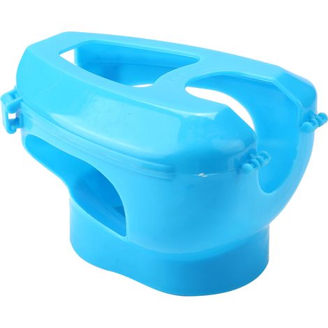 Mangeoire en plastique pour pigeons utilisant un système d'injection, fixation fixe, accessoires pour oiseaux (bleu)-AquaForge (1/5)