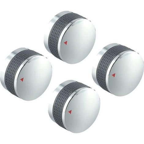 4 boutons de commande de gril (58 mm et 50 mm) - Pièces de rechange pour interrupteur de gril extérieur, cuisinière à gaz, barbecue et accessoires d'outils de jardin, durables.-AquaForge (1/5)
