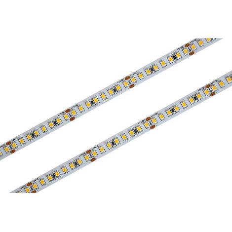 Bobina Striscia LED SMD 2835 24V, 5 Metri, Passo 10mm, Super Luminoso 16W/M, Dimmerabile PWM, Tagliabile ogni 5cm, IP20, Efficienza 160lm/W, CRI80, CE, Disponibili 3000K 4000K 6500K MS2241 (Bianco Fre