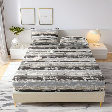 Drap-housse 120 x 200 x 30 cm – Drap de lit en microfibre de qualité supérieure – Ultra-doux, pour une expérience hôtelière luxueuse – Poches profondes – Durable et résistant (1/3)