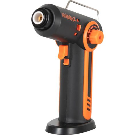 Dapetz ® Blow Torch, Fits All Butane Tanks Refillable Kitchen Blow Torch Lighter with Safety Lock and Adjustable Flame Perfect for Desserts, Creme Brulee, BBQ and Baking-Butane Gas Not Included (1/5)