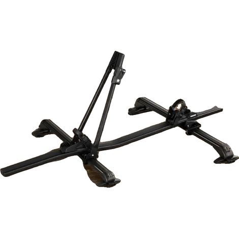 Soporte para bicicleta, aleación de aluminio, 1420 x 230 x 600 mm, capacidad de carga de 15 kg, correas resistentes, compatible con barras transversales. (1/5)