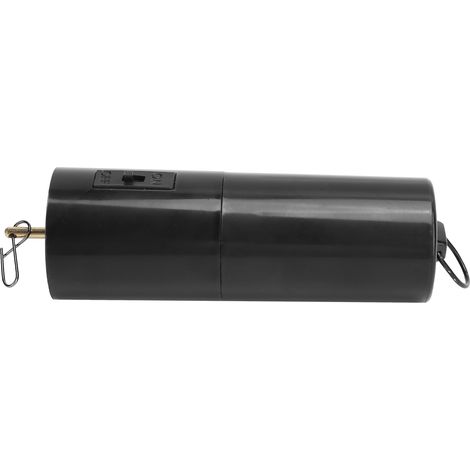 Moteur Rotatif - 30 Tr/Min - Pour Carillons Éoliens et Mobiles Extérieurs - Batterie D - Noir - 12,5 X 4 Cm (1/5)