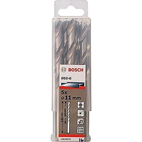 2608595079 - Punte per metallo HSS-G, DIN 338 11 x 94 x 142 mm (1/4)