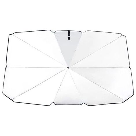 PA Aiperq Parapluie Pare-Soleil Pliable pour Pare-Brise de Voiture – Matériau réfléchissant 99 de Protection Solaire Parapluie Pare-Soleil – 14080CM (1/5)