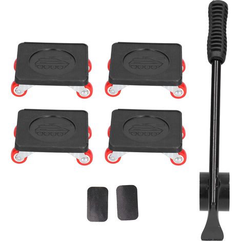 Chariot de déménagement robuste pour objets lourds, outil de levage et transport polyvalent, dispositif pratique de déplacement, charge lourde facile à manœuvrer. (1/5)