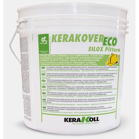 KERAKOLL 21685 KERAKOVER SILOX PITTURA BLANCO 14 l - ref: K21685