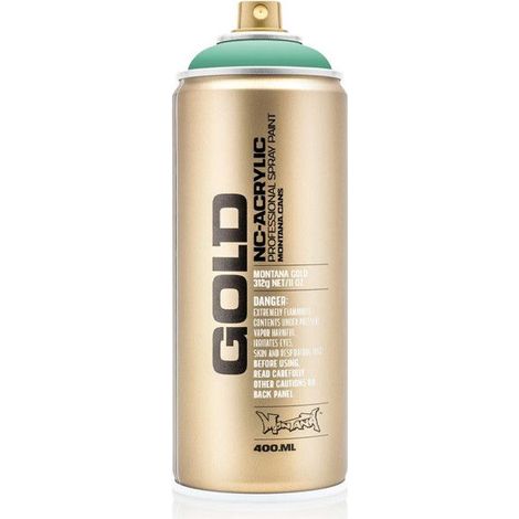 Bombe de peinture - Gold - Acrylique - Malachite - G6130 - 400ml - Montana Cans