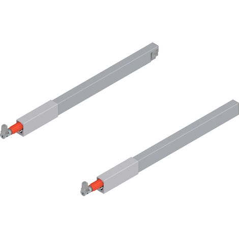 BLUM ANTARO Tandembox Längsreling Set, NL 350, grau (1/4)