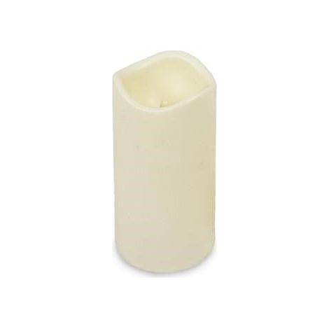 Lumino a LED a forma di candela, Ø7,5H15 cm (kit da 10)
