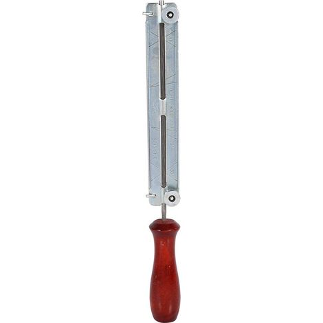 Kettensägenschärfer-Set, Feile und Kettenführung, 4,0 mm / 4,8 mm / 5,5 mm, Holzgriff (4,8 mm)