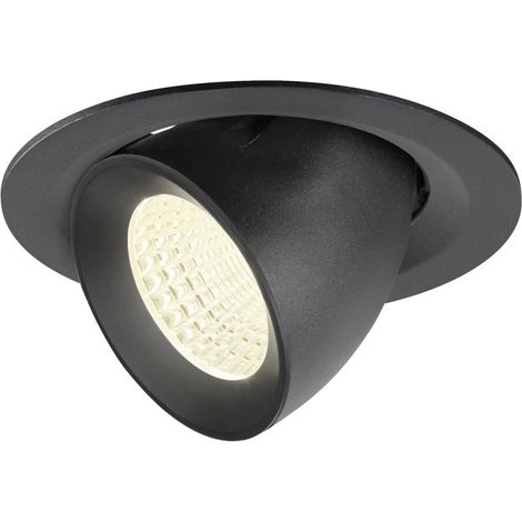 Spot encastré NUMINOS® GIMBLE M intérieur 4000 K 55° noir - SLV - 1009583