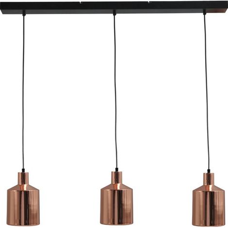 Lampe de salle à manger Boris Concepto 3x14 noir avec du brun cuivré - 2020-05-56-100-3 (1/3)