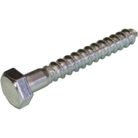 Sechskantholzschraube DIN 571 M 10 x 80 mm verzinkt