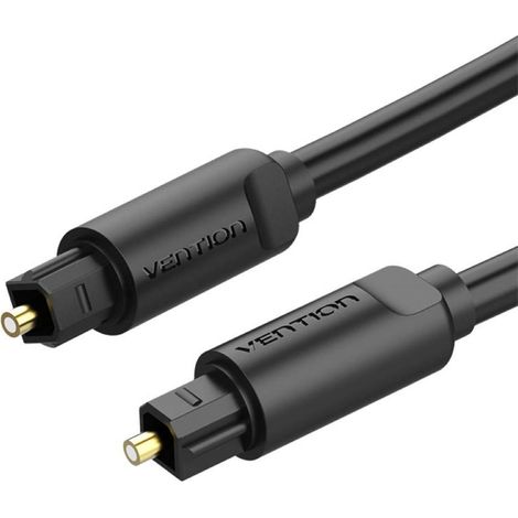 Optisches Audiokabel - hochkompatibles Audiokabel 5m (Schwarz) - kompatibel mit Geräten wie Fernsehern, Spielekonsolen