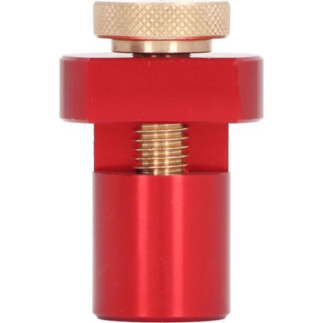 Arrêt de Table pour Chien, en Alliage D'aluminium, 19mm, pour le Travail du Bois, Banc Antidérapant, Pince pour Chien pour le Traçage et le Marquage D'angle (rouge) (1/5)