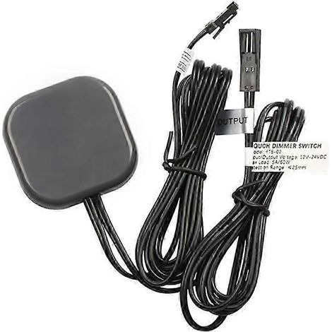 Pénétration de 25 mm, 12-24 V CC, convient aux armoires en bois, en verre ou en acrylique, à l'éclairage LED, à un variateur tactile intelligent, FHS-02A singleWHBYV (1/4)