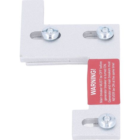 Kit de bloqueo para generador, panel de bloqueo de aleación de aluminio para disyuntor principal y de generador.