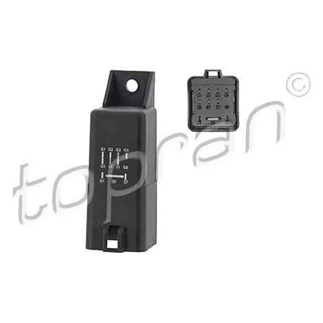 Temporisateur de préchauffage TOPRAN 115 864 VW 07Z 907 281