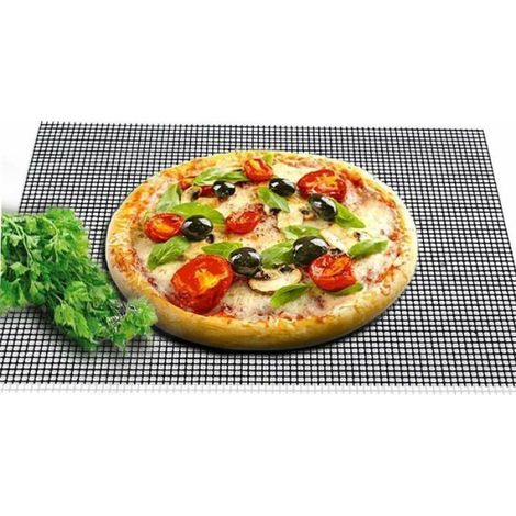 Grille De Barbecue - Tapis De Cuisson Antiadhésif En Fibres De Verre Recouvertes De PTFE - Pour Grill Et Four - 42 X 36 Cm - 3 Pièces (1/4)