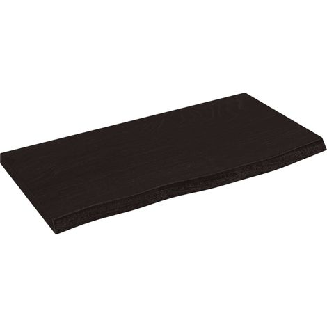 Maison Exclusive - Waschtischplatte Dunkelbraun 60x30x2 cm Massiv