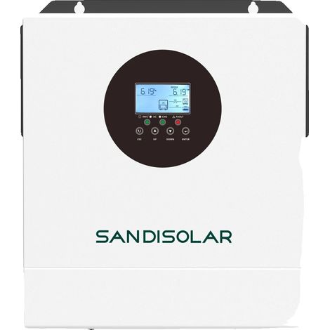Onduleur hybride solaire, double MPPT, sortie en onde sinusoïdale pure, 24V-4.2KW (1/2)
