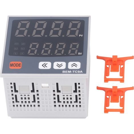 PID-Temperaturregler mit zwei Ausgängen, 96 x 96 mm, digitales Smart-Thermostat, 100–240 V AC (1/5)