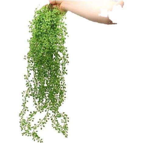 2 Piece Lover's Tears Wall Hanging Flower Vines Fausses feuilles de lierre décoratives pour l'intérieur et l'extérieur, fausse verdure décorative pour le salon, la cuisine, le balcon, le jardin (1/3)