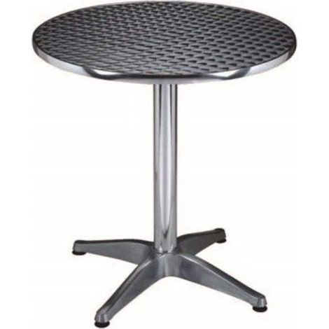 Tavolo a colonna in alluminio waterproof Ø70xH70 cm