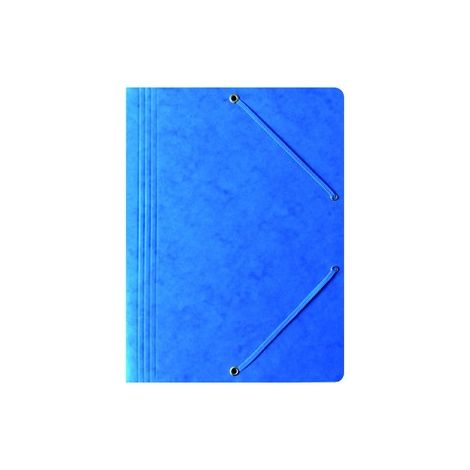 Cartella in cartone pressato blu A4 Bantex con elastico