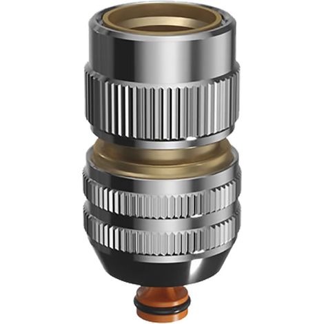 RACCORDO RAPIDO AQUASTOP IN METALLO Art. 9611 - 1/2-5/8 blister  - CLABER