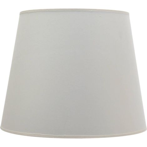 Lampenschirm Weiß Stoff für Stehlampe E27 konisch (1/4)