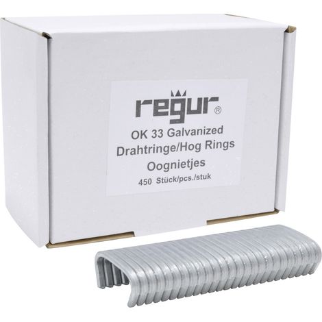 Regur 60721 Drahtringe  450 St. Abmessungen (L x B) 35 mm x 95 mm