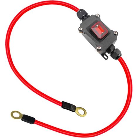 [JAMAIS UTILISÉ]Interrupteur de Câblage DC12V DC12-24V DPST Double Face 25A IP67 avec Marche/Arrêt à Connexion/Déconnexion (1/4)