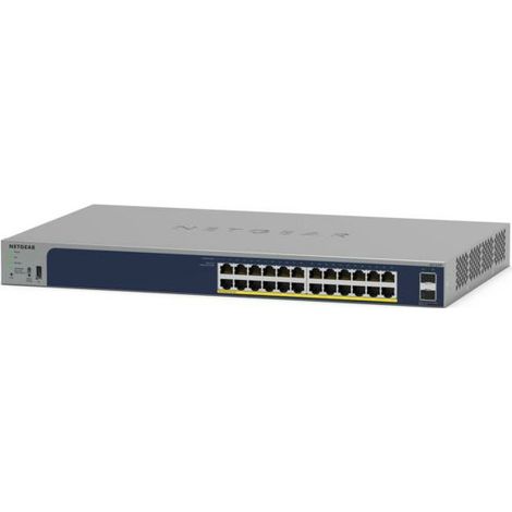 NETGEAR GS724TPv3 Gestionado L2 Gigabit Ethernet (10/100/1000) Energía sobre Ethernet (PoE) Gris (1/5)