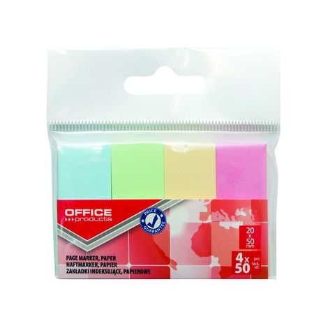 Office Products Index Tab 20X50Mm 4X50K Mix Anhänger
