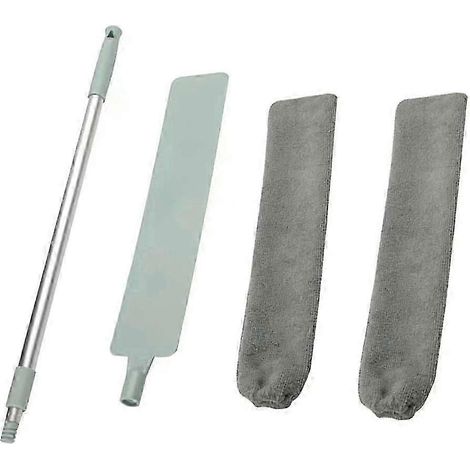 Aspirateur à poussière rétractable Gaps, plumeau extensible avec tête flexible et amovible, tête de dépoussiérage lavable WHBYV (1/4)
