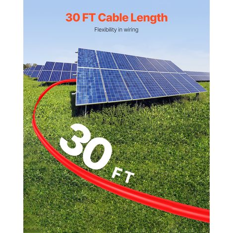 Câble d'Extension de Panneau Solaire - 9 - 14 m - 10 AWG (1/5)