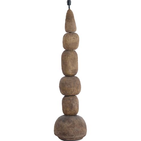 Light & Living - stehlampe - Marree - braun - papier - einzelne