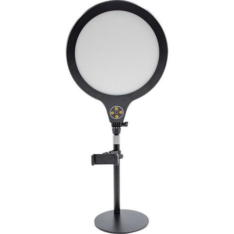 Lampe de table pour selfie 26 cm avec support minuterie et 3 modes d'éclairage (1/5)