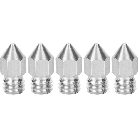 buses d'extrusion en acier inoxydable pour imprimante 3D, accessoire 1,75/0,3 mm (1/5)