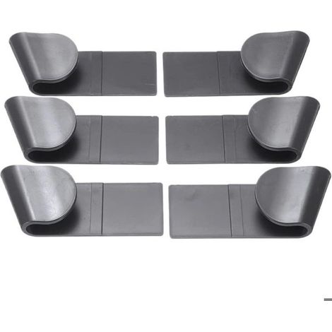 Lot de 6 Supports Muraux Couvercles Casseroles, Sans Perçage pour Maison Aucunely (1/5)