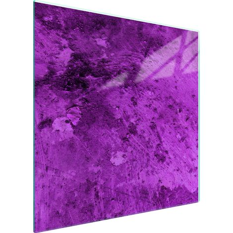 PIASTRA PROTETTIVA IN VETRO PER STUFA 50x52 VIOLA (1/5)