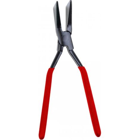 DEDRA - Tenazas rectas para techos de 260 mm para chapa, plegado y doblado