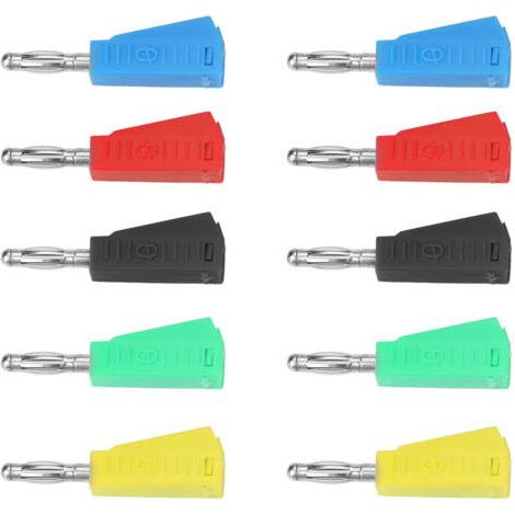 Speaker Banana Plug, Nickel Plating, Stackable, Advanced Technology for Classrooms, Industries, Loudspeakers and Laboratories (1/5)