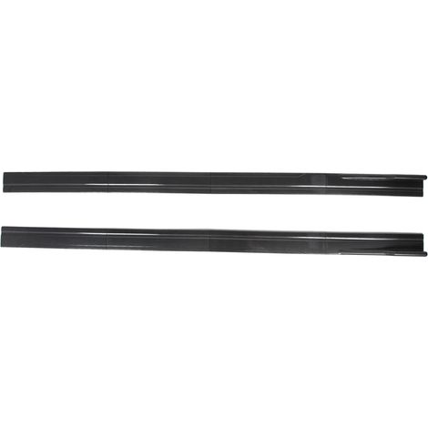 8-teilige Schwellerverkleidung, 218 cm, glänzend schwarze Kohlefaser, universeller Ersatz für Accord, 4-teiliges Set (1/5)