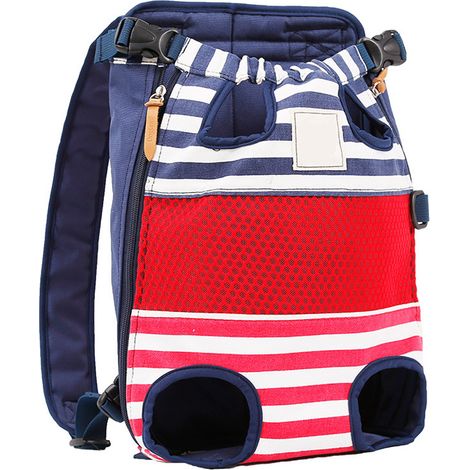 Sac à dos pour chien Out Pet Backpack à rayures contrastées (1/5)