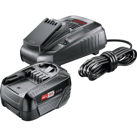 Bosch Home and Garden 1600A00ZR7 Battery Set PBA 18V 4,0Ah + AL1830CV Batterie pour outil et chargeur Q701212 (1/2)