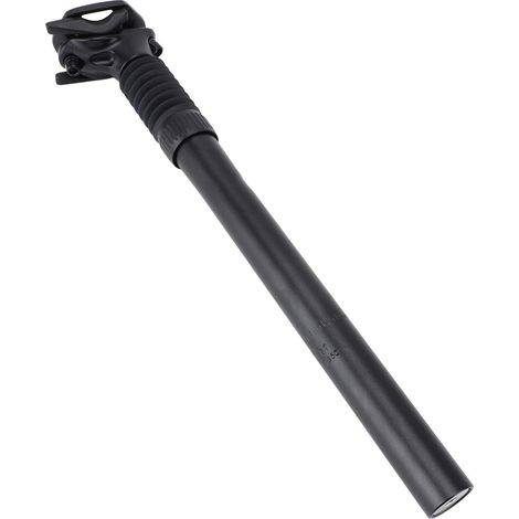 Tige de selle suspendue en alliage d'aluminium, légère, absorption efficace des vibrations, finition anodisée, double système de verrouillage à clous, pour remplacement, 28,6 x 350 mm / 1,13 x 13,78 p (1/5)